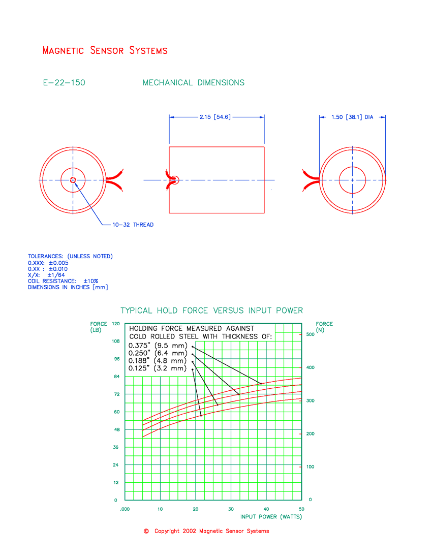 Electromagnet E-22-150, Page 2